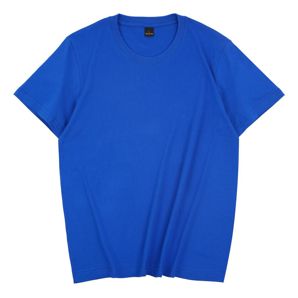 Męski i damski t-shirt z krótkim rękawem bawełniany z okrągłym dekoltem wygodny i oddychający ile dużych rozmiarów