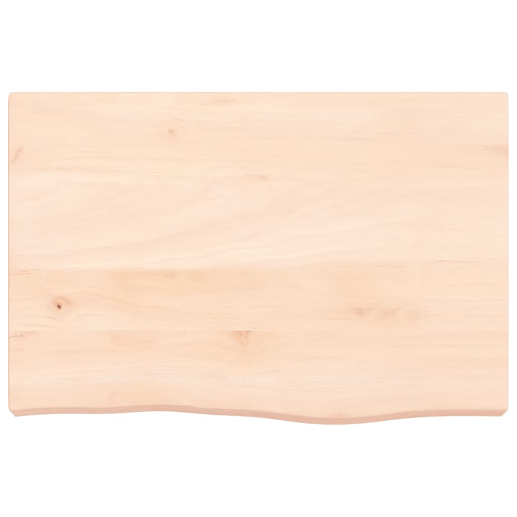Vidaxl Blat Stołu, 60X40X(2-6) Cm, Surowe Lite Drewno Dębowe