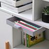 HOT SALE Under Desk Drawer Organizer Bedroom Home Furnishings 1 Piece ABS Holds Office Pen Holder Adhesive