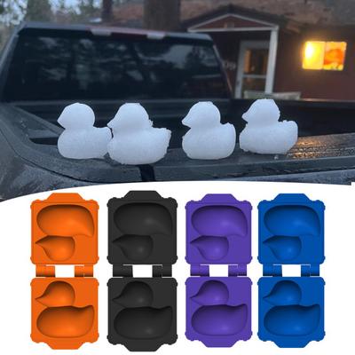 1/2/3Pcs Snow Duck Mold Maker Kids Mini Snowball Mold One-Hand Press Portable Small Snow Duck Toy