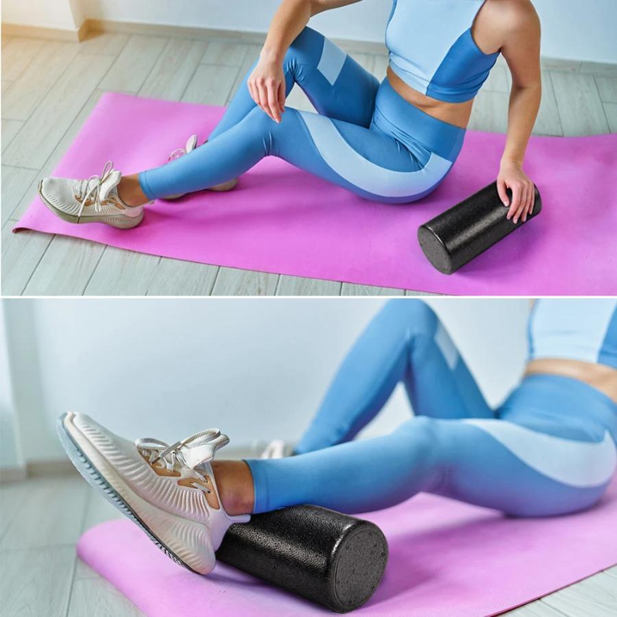Hollow Yoga Roller Massage Peanut Ball Set Epp Fitness Foam Column Back Pain Legs Hip Deep Tissue Stretching Muscle Relax Tools