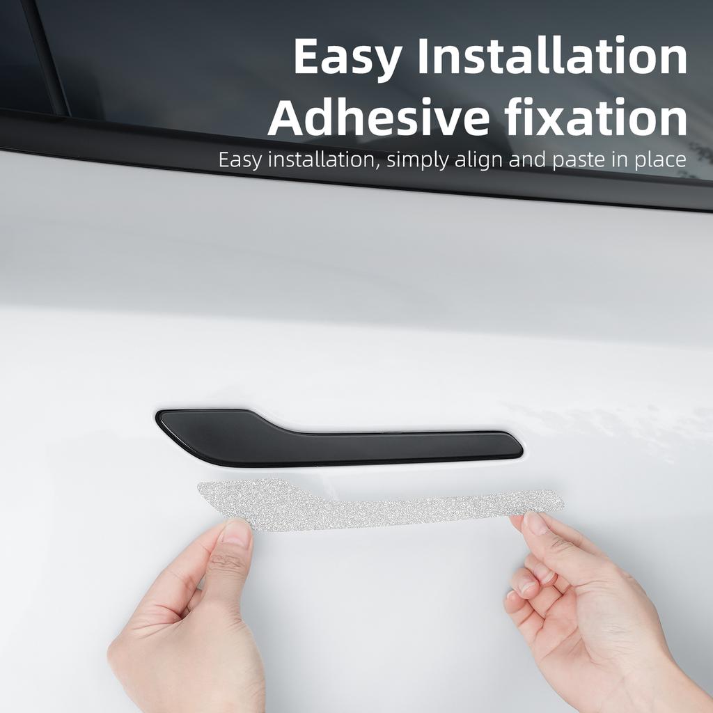 Door Handle Sticker For Tesla Model Y Juniper Car Door Handle Scratch Protector Sticker Auto Door Handle Scratch Cover