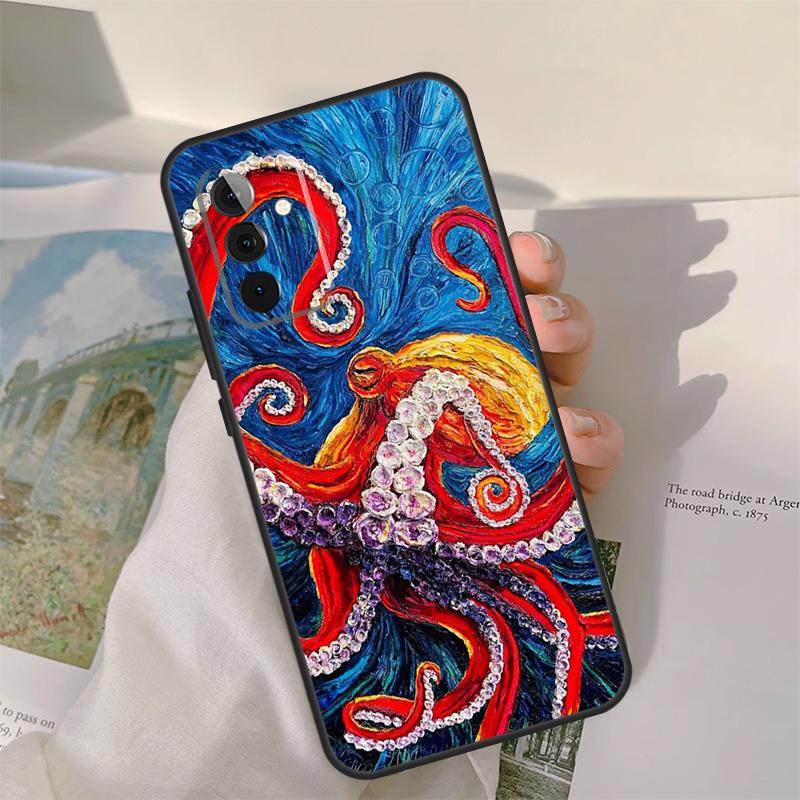 Octopus Walking Case For Samsung Galaxy A13 A33 A53 A34 A54 A14 A15 A16 A26 A36 A56 A12 A32 A52 A06 A35 A55