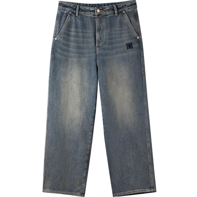 

Мужские джинсы GXG 2024 свободного широкого кроя 3XL