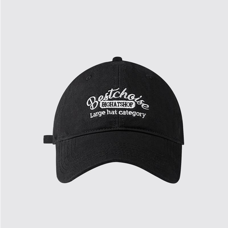 Vintage Distressed Washed Cotton Baseball Cap, Embroidery Logo Unstructured Dad Hat, Adjustable Strap Plain One size fits all чёрный