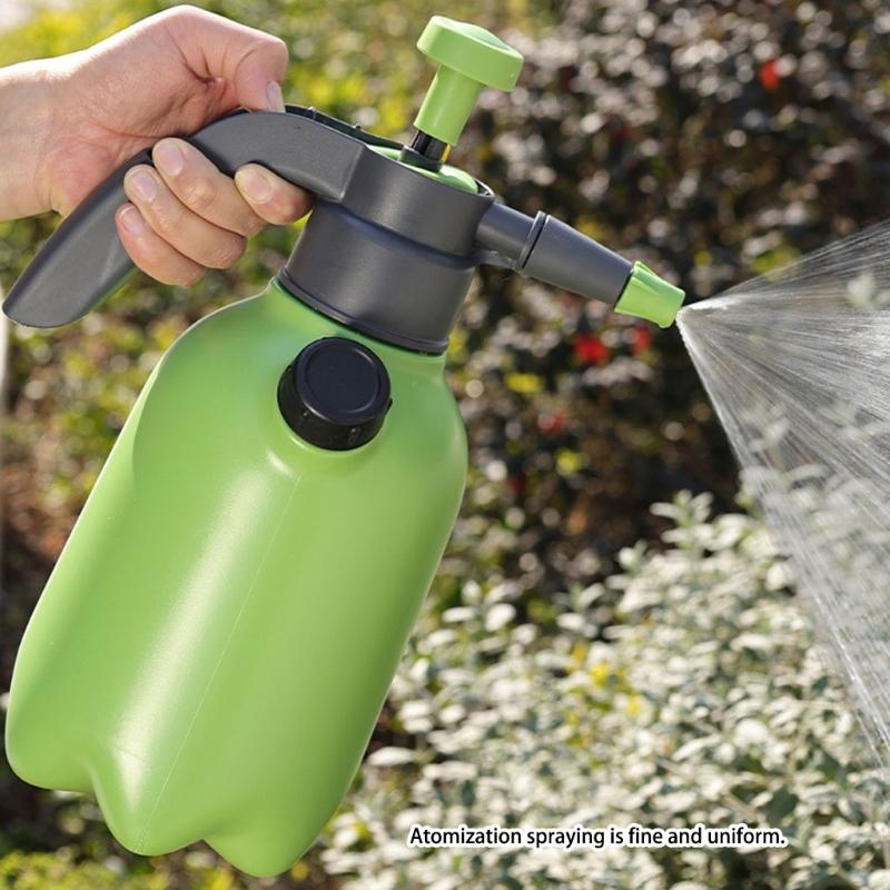 High Pressure Sprays Watering Can With Comfortable Handle and Adjustable Nozzles for Garden Plant Cleaning