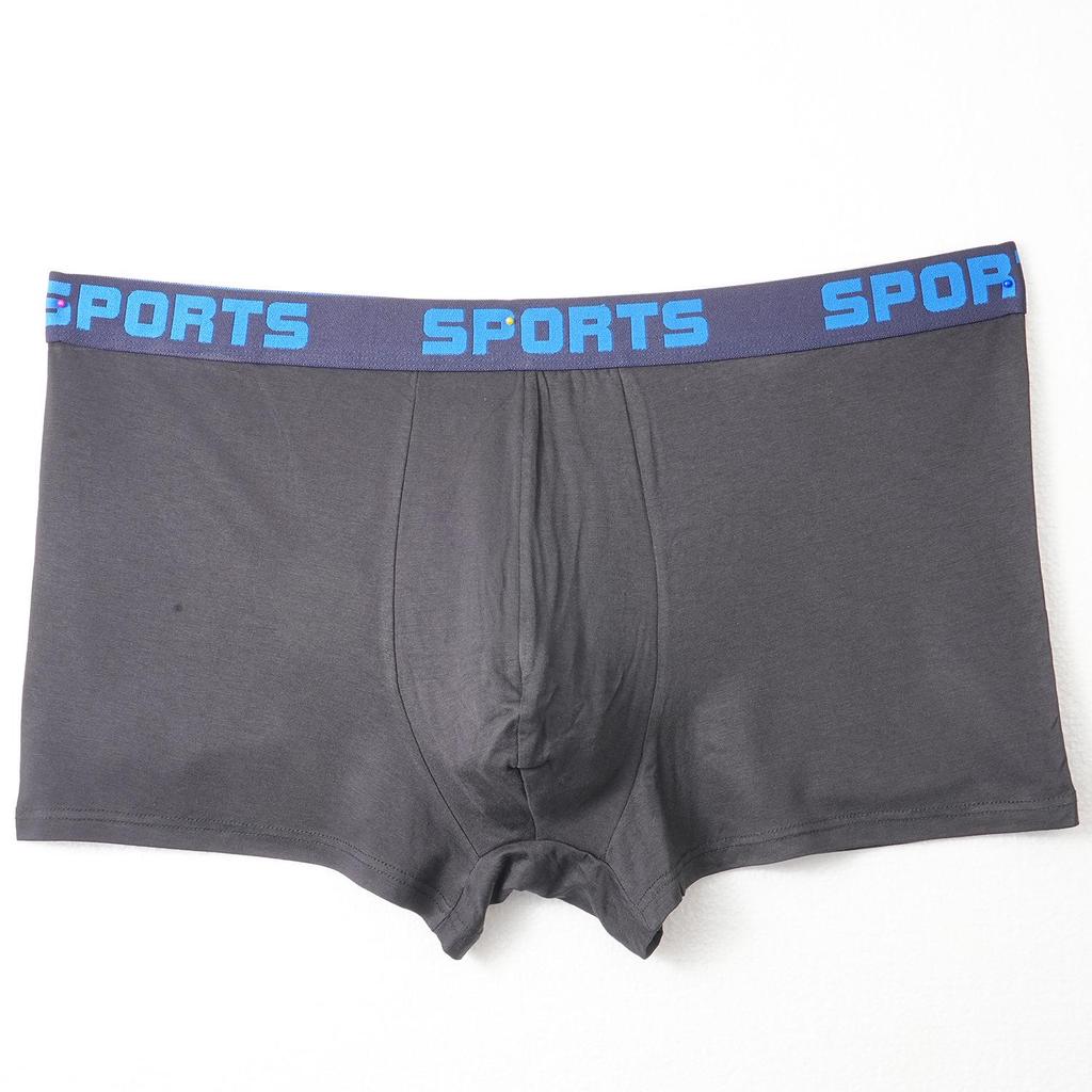 Men's Modal Sport Boxer Briefs with U-Shaped Pouch - Breathable, Plus Size, Mid-Rise