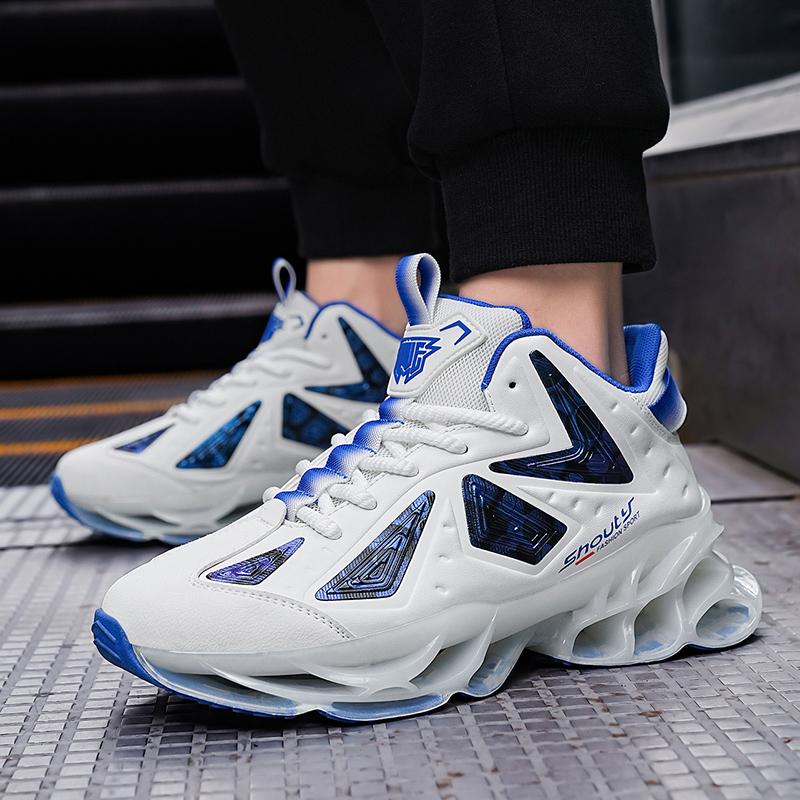Breathable Blade Sneakers Men High Street Sports Shoes Brand Designer Leisure Shoes Shock Absorption Walking Shoes Made Footwear