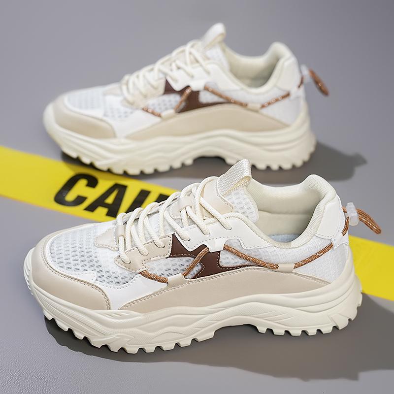 

Женские кроссовки для бега, спортивные кроссовки для тренировок в тренажерном зале, прогулочная теннисная обувь, дышащие спортивные модные кроссовки для женщин 36 бежевый