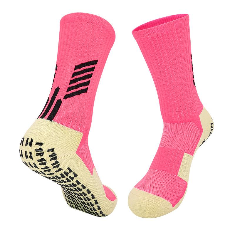 Professional Training Non-Slip Dispensing Football Socks Men'S Medium Tube Sweat-Absorbing Thickened Towel Bottom Elite Socks Sports Socks