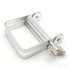 Aluminum Alloy Cream Tube Squeezer with Anti Slip Handle Hair Color Tube Extractor For Barbershops Salon And Home Use