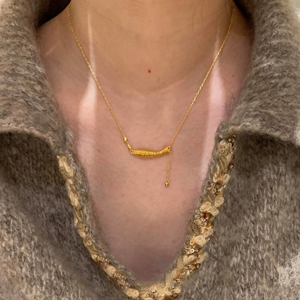 VENTFILLE Colier cu Mărgele Geometrie din Argint Sterling 925 pentru Femei Fată Design Coreean Colier Versatil Bijuterii Dropship Vânzare cu Ridicata