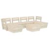 VidaXL Garden Lounge Set Pallet 7 Pcs Impregnated Spruce Wood