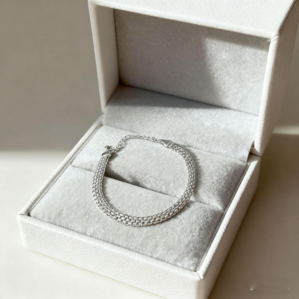 Trendy Multi-Layer Lace Chain Hip Hop Bracelet
