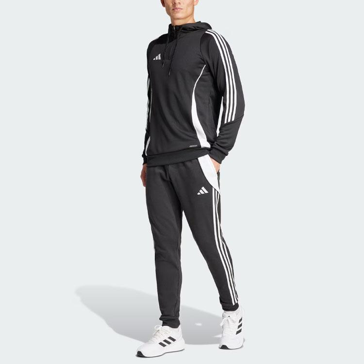 Adidas Tiro 24 Sweat Pants Black/White Men Streetwear IP1976