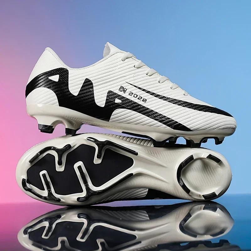 Novos Chuteiras de Futebol Masculinas FG/TF Mais Vendidas Alta Qualidade Ultraleves Antiderrapantes Botas de Futebol para Menino Chuteiras de Jogo Tênis Futsal Indoor