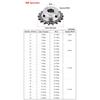 1pc 08B Industrial Drive Sprocket Wheel 45# Steel Chain Gear 10 11 12 13 14 15 16 17 18 19 20 22 23 24 Teeth Bore 10-40mm