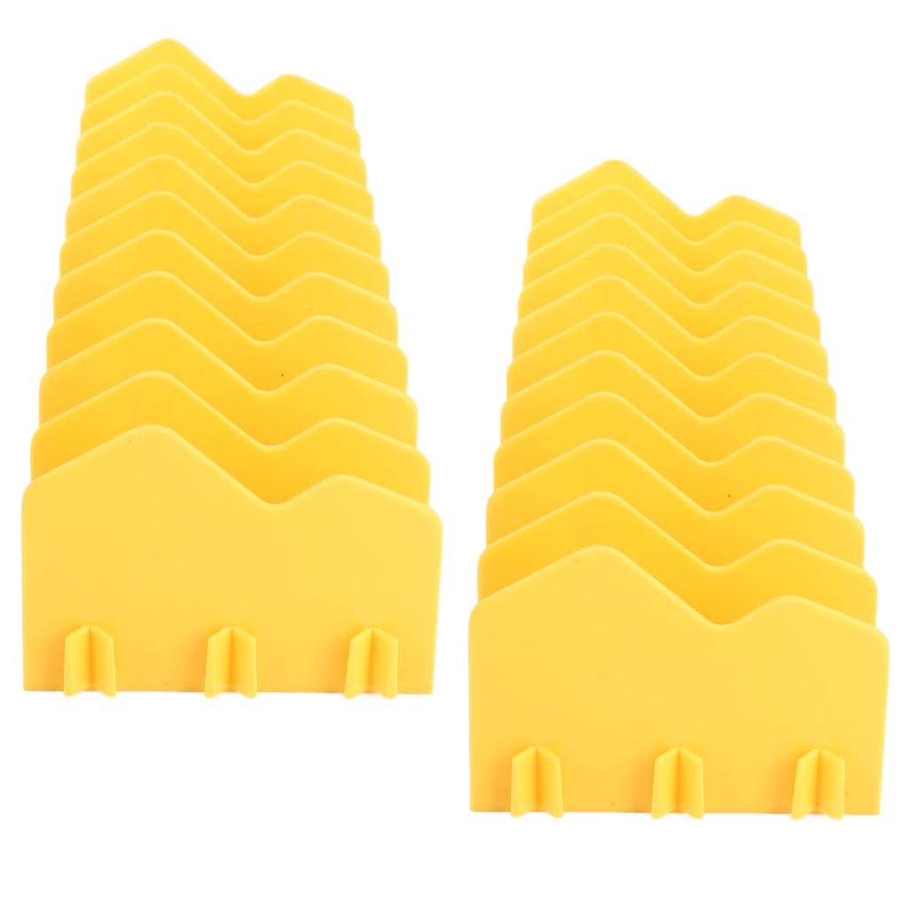 2PCS Wrench Organizer ABS Space Saving Multifunctional 10 Slot Wrench Holder for Pliers Ratchets Scissors Screwdrivers