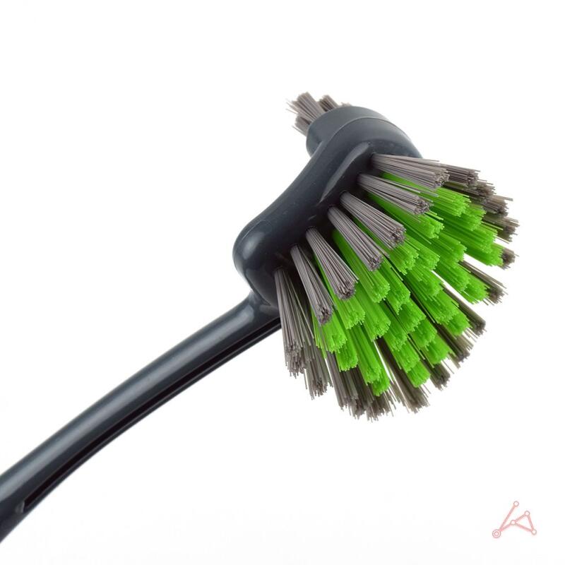 Double-sided toilet brush