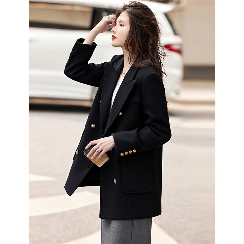 Women s Padded Woolen Overcoat M