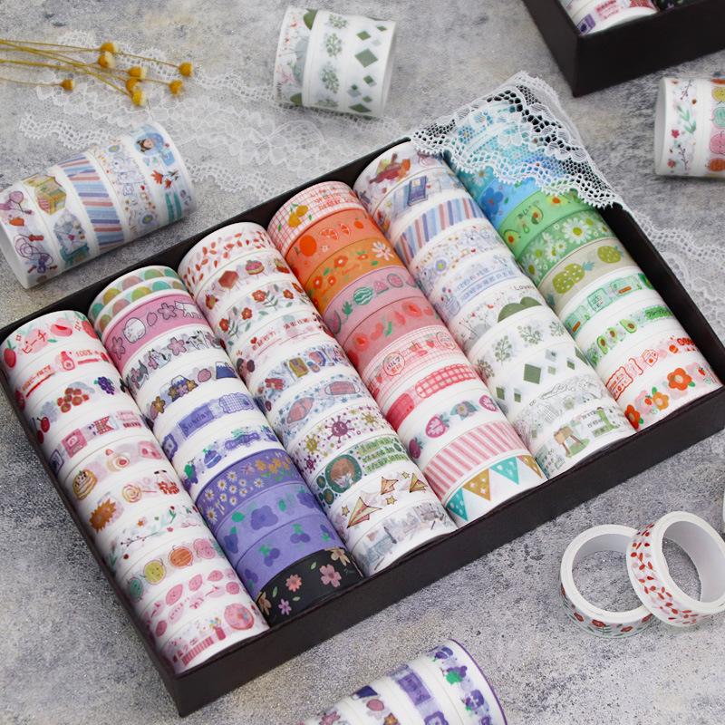 60 Rolls of Cute Cartoon Tape for Children