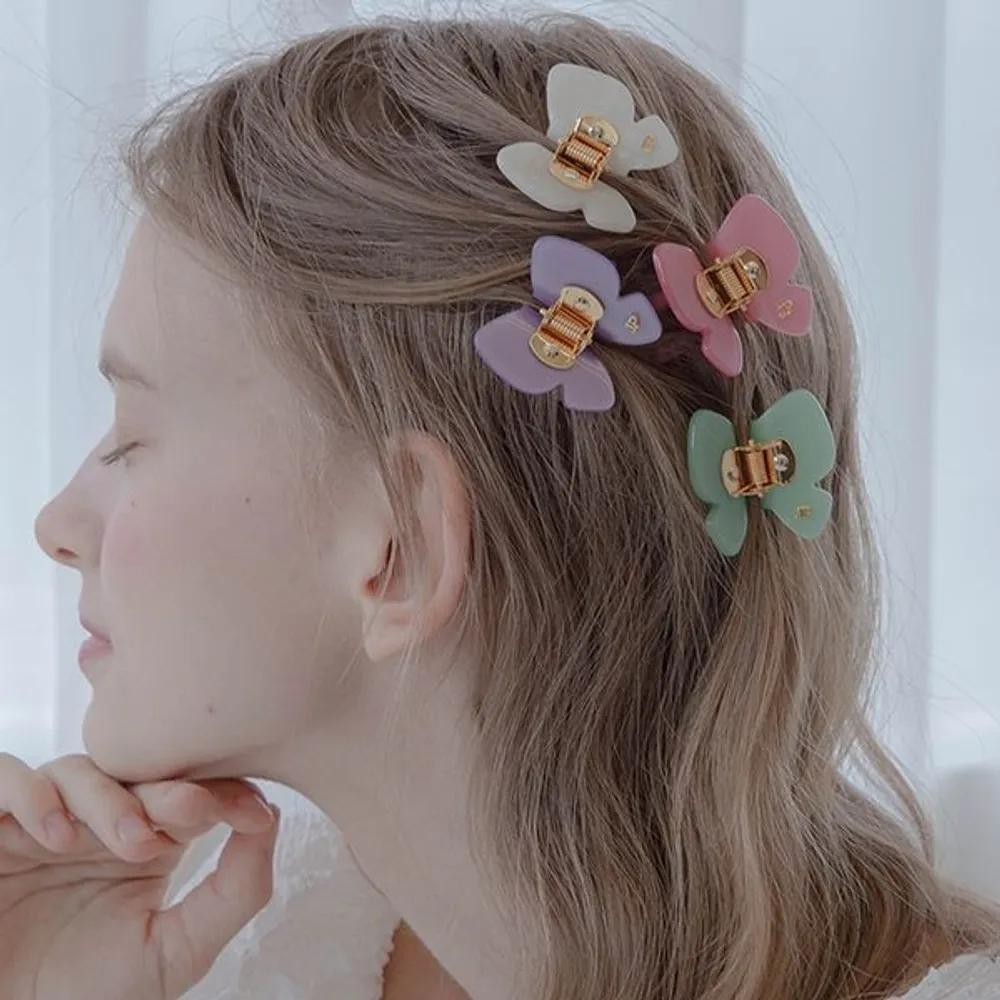 Petit Butterfly Hair Clip DESA033-0 Purple