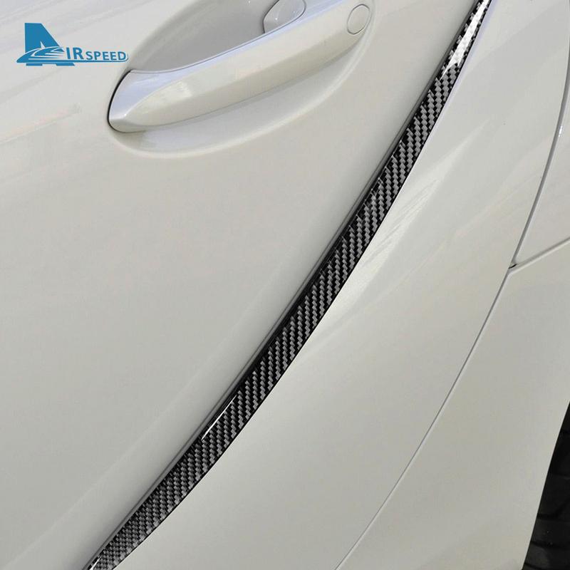 Adesivo per Sfiato Portiera Auto in Vera Fibra di Carbonio per Toyota Supra GR A90 A91 MK5 -2025 Per LHD RHD Accessori Trim Interni Styling