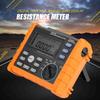 PEAKMETER MS2302 Digital Earth Resistance Tester 0  4K Ohm 100 Groups Data Logging