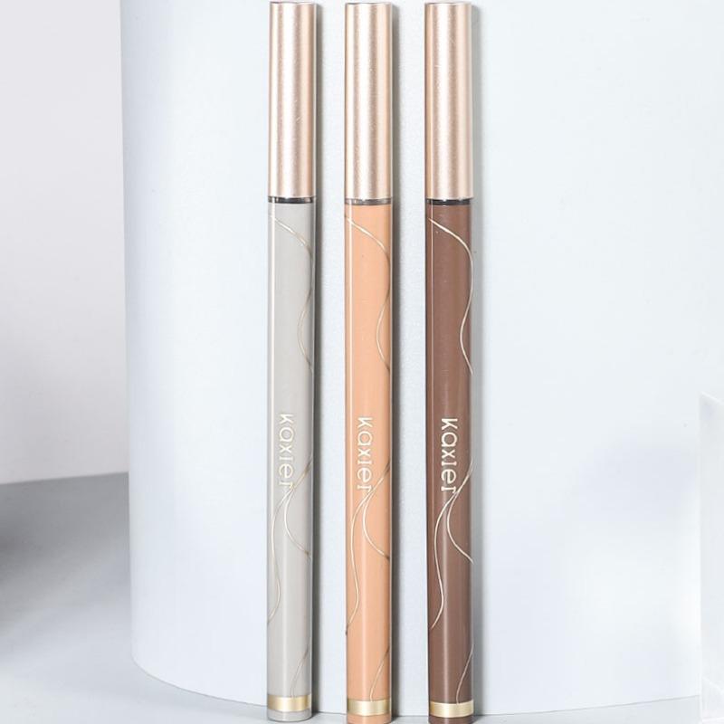 Ultra-thin 2 Fork Tip Liquid Eyeliner Lower Eyelash Pen Makeup Quick Dry Smooth Eye Liner 2 Point Eyebrow Tattoo Pencil Cosmetic