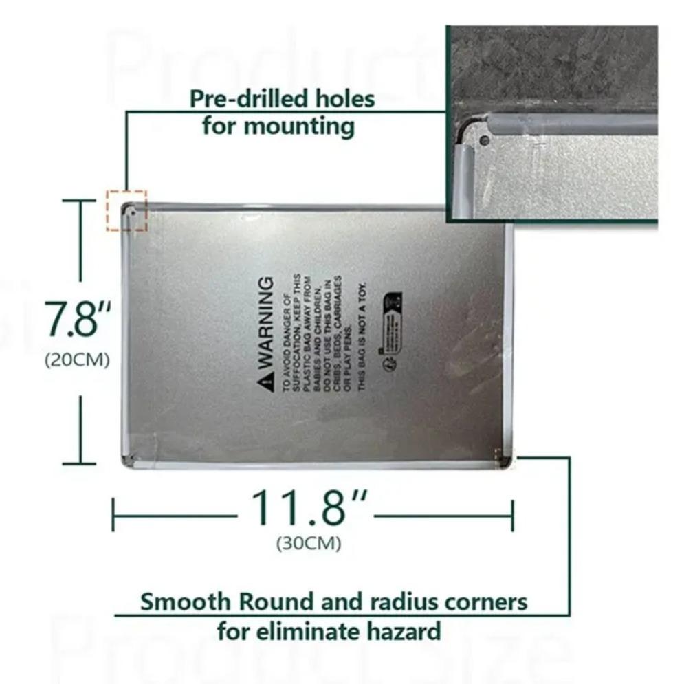 VIGOR Iron Art Decorative Wall Plate Plaque Signboard Vintage Home Decor