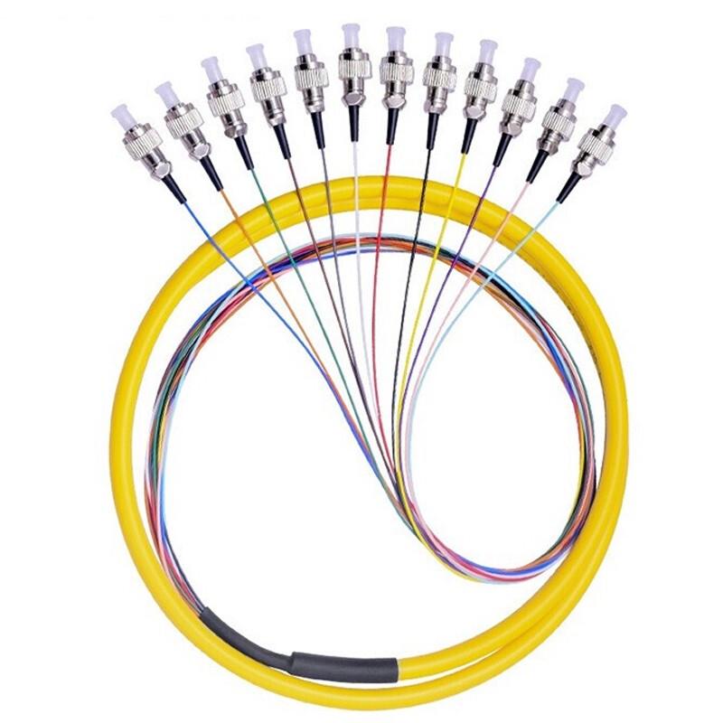 SNIT SN-FC12-SM Telecomkwaliteit 12-aderige FC Single-Mode Glasvezel Pigtail
