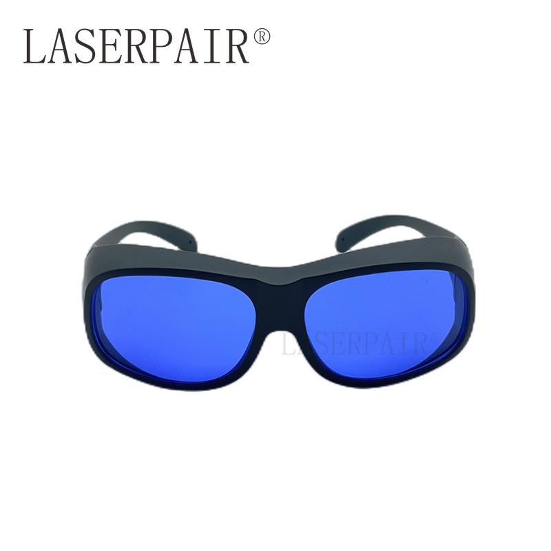 585nm 595nm Pulsed-Dye Laser, Yellow Laser Safety Glasses for 585-595nm with Frame33 (Blue,safety glasses) синий