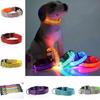 Collar LED de Nylon para Perro Mascota Seguridad Nocturna Parpadeante Brillante Collar Correa para Perros Fluorescente Luminoso Pe