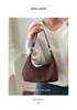 Suede Velvet Women's Large Capacity Crossbody Tote Bag - Winter Solid Color Casual Handbag