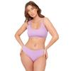 Be You Womens/Ladies Textured Bikini Bottoms