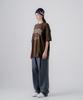 EZKATON Strobe Short Sleeve T-Shirt Brown Kmst6774