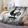 France football logo Printed Flannel Blanket, soft throw for bedroom sofa, washable,soccer fan merchandise, great gift.