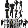 Premium 5pcs Men's Gym Jogging Set With Breathable Quick-dry Fabric And Hoodie