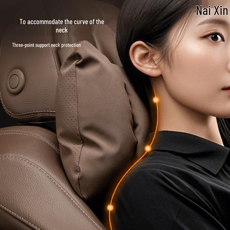Fits Nezha Headrest & Lumbar Support: Car Neck Pillow & Backrest for Interior Upgrades.