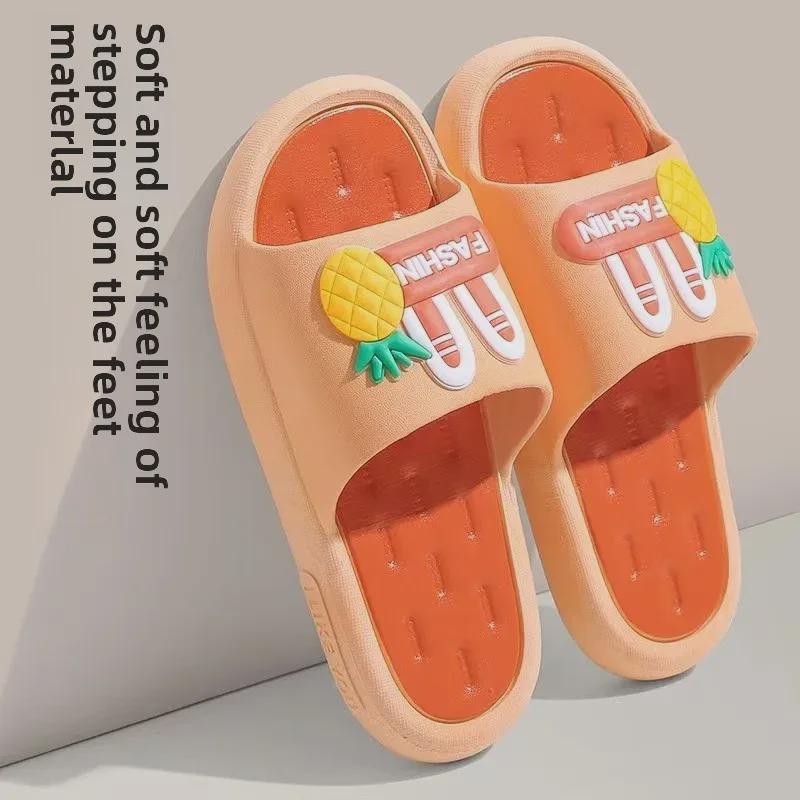 Damen Outdoor Cartoon Hausschuhe: Dicke Sohle, Rutschfest, Sommer Niedlich Indoor Sandalen