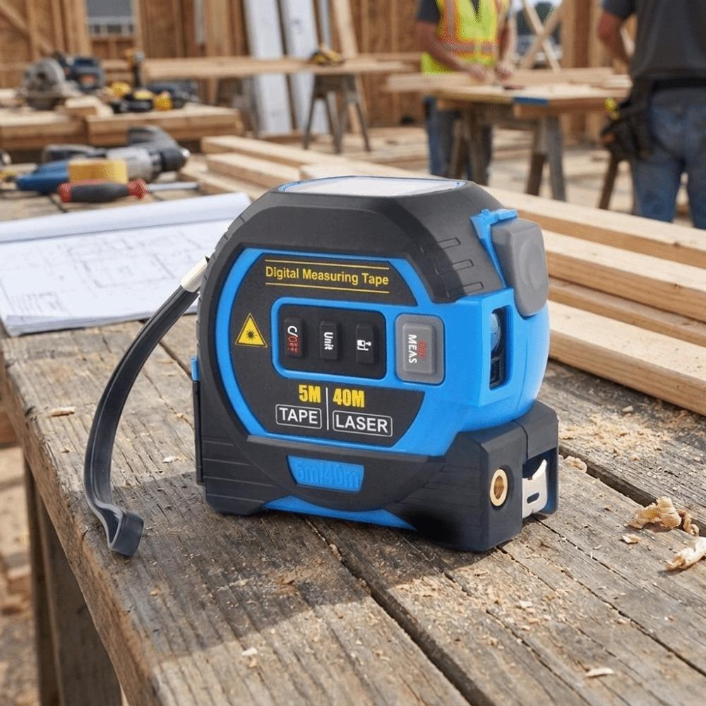 3 in 1 Laser Tape Measure High Precision Measuring Tape Building Construction