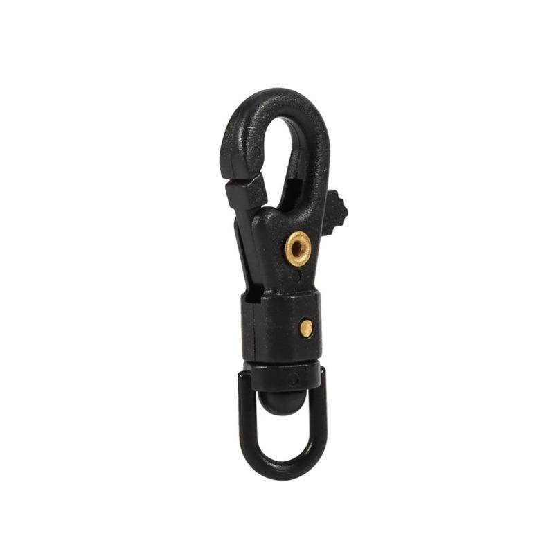 10PCS Quick Release Carabiners 60 Degree Swivel Military Keychain Clips Hanging Buckle Hooks Outdoor Tactics Mini Key Chain