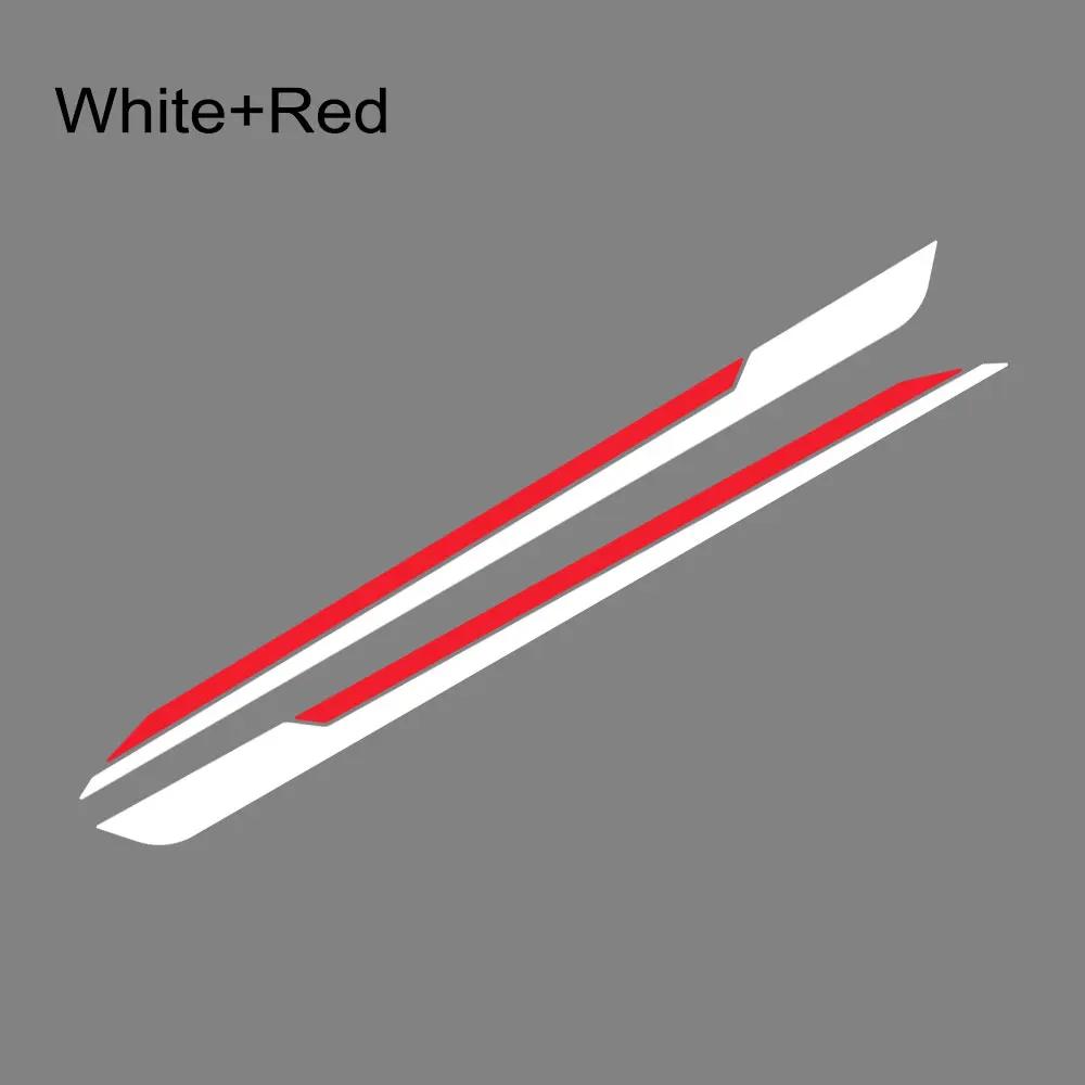 2PCS Car Long Striped Door Side Skirts Stickers Car Vinyl Decals Car Body Decoration Stickers Accessories For Skoda Fabia MK3