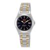 [Citizen Q&Q] Watch Cue and Cue 5 ATM Water Resistant Analog Solar Watch with Date Metal Band Black Dial H061-402 Women's Silver