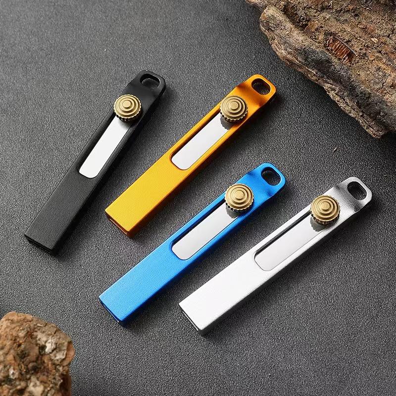 New Mini EDC Paper Cutting Knife Multi functional Pendant Key Telescopic Portable Small Knife for Unpacking Express Packages