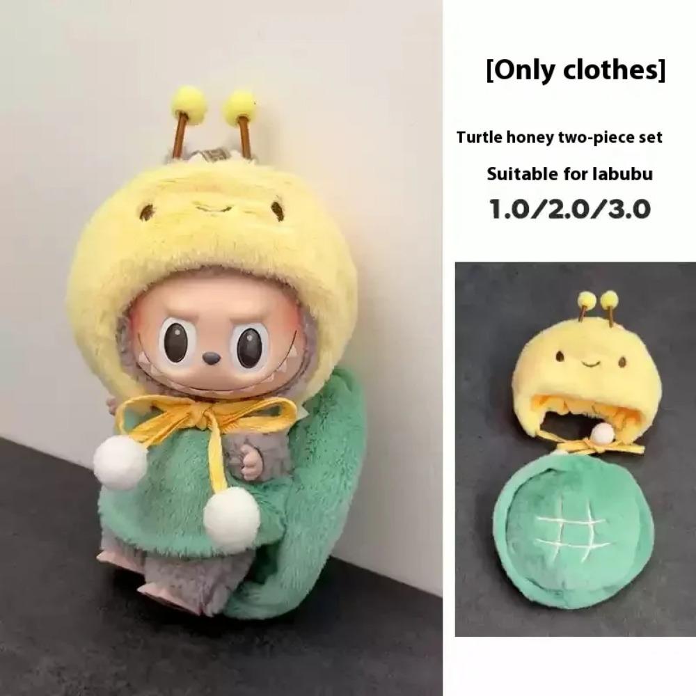 

15см/17см The Monsters Wacky Mart Для Labubu V1 V2 V3 Поколения Одежда Таракана Ручной Работы Костюм Темпуры Одежда для Куклы