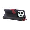 For Xiaomi Redmi Note 14 4G (164.84mm) Case Zipper Wallet Leather Phone Cover with Wrist Strap