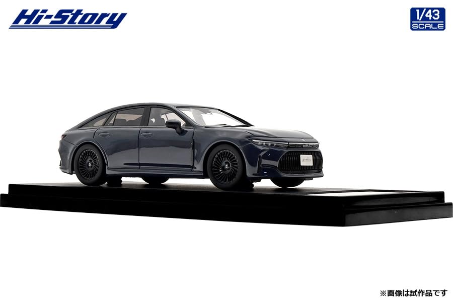 INTERALLIED Hi Story Scale Toyota CROWN Z BLACK PACKAGE Massive Gray Finished Product HS525GY 1/43 (2024)