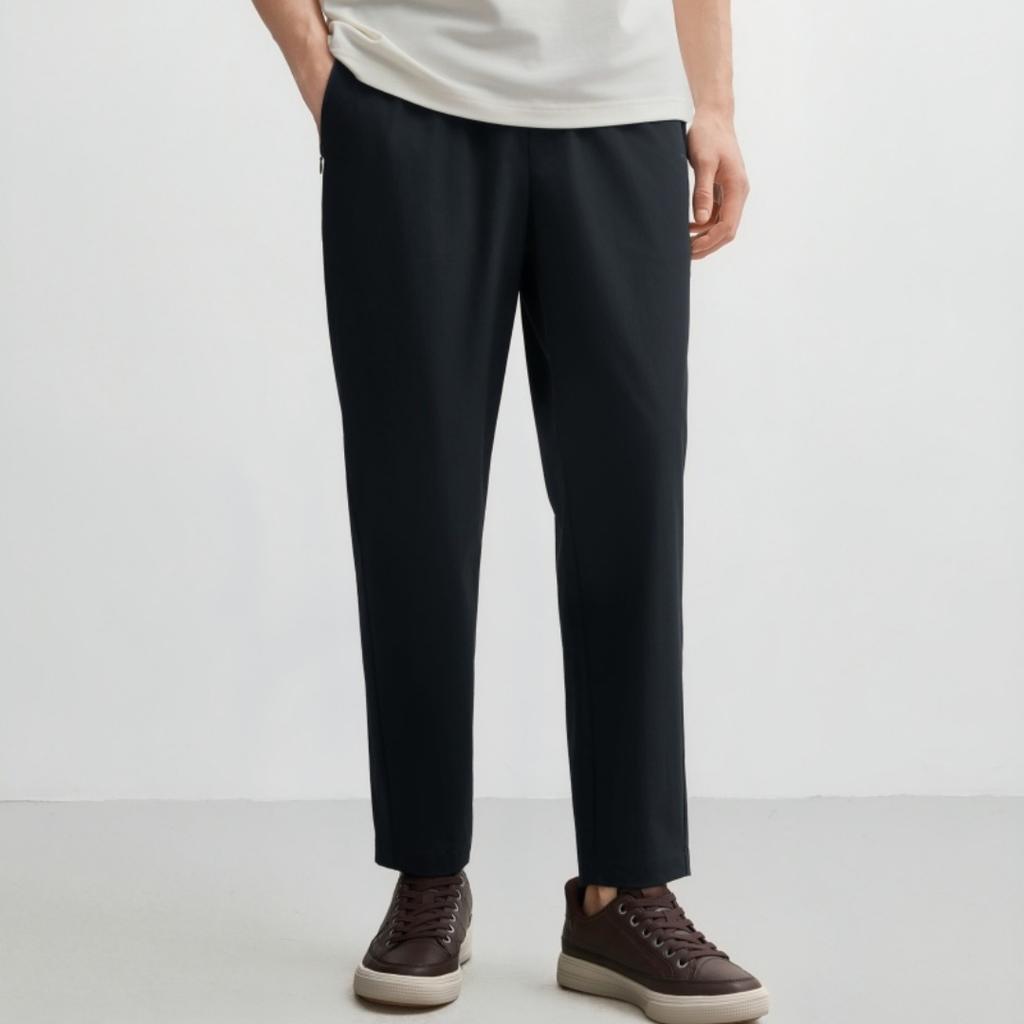Skechers SS26 Mid-Rise Solid Color Business Casual Pants Men Bottoms L226M032-0620
