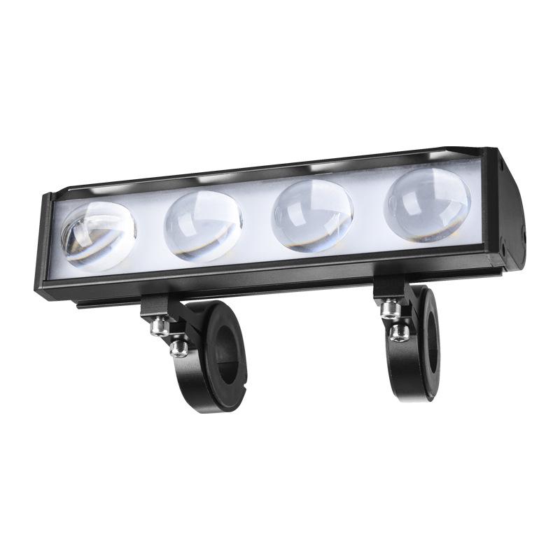 Super Bright Rechargeable Aluminum Bike Front Light with Power Display
